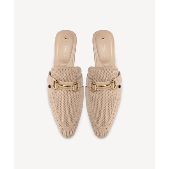 Newbella Mousse Fit Women's Heeled Mules - Apricot Pointed Toe Size 9 - Picture 5 of 6